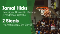 2 Steals vs Archbishop John Carroll 