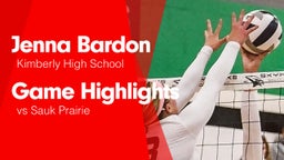 Game Highlights vs Sauk Prairie