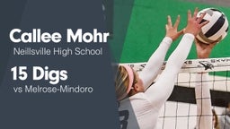 15 Digs vs Melrose-Mindoro