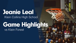 Game Highlights vs Klein Forest