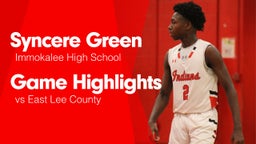 Game Highlights vs East Lee County 