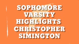 Sophomore Varsity Highlights 