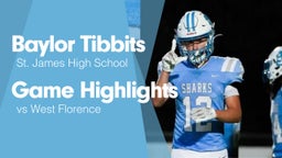 Game Highlights vs West Florence 