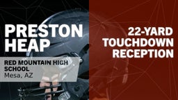 22-yard Touchdown Reception vs Higley 