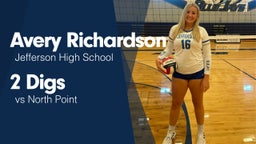 2 Digs vs North Point