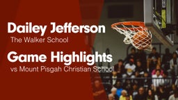 Game Highlights vs Mount Pisgah Christian School