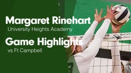 Game Highlights vs Ft Campbell