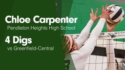 4 Digs vs Greenfield-Central 