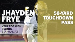 58-yard Touchdown Pass vs Canyon View 