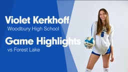 Game Highlights vs Forest Lake 