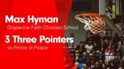 3 Three Pointers vs Prince of Peace 