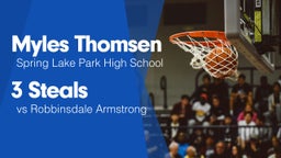 3 Steals vs Robbinsdale Armstrong 