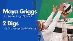 2 Digs vs St. Joseph's Academy