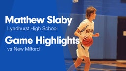 Game Highlights vs New Milford