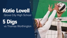 5 Digs vs Thomas Worthington 