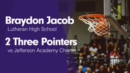 2 Three Pointers vs Jefferson Academy Charter 