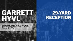 29-yard Reception vs Bartlett 