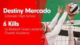 6 Kills vs Midland Texas Leadership Charter Academy