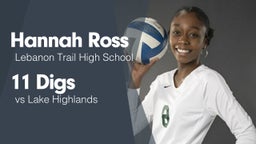 11 Digs vs Lake Highlands 