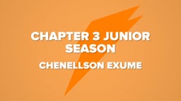 Chapter 3 JUNIOR SEASON 