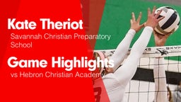Game Highlights vs Hebron Christian Academy