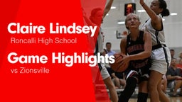 Game Highlights vs Zionsville 