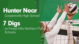 7 Digs vs Forest Hills Northern Public Schools