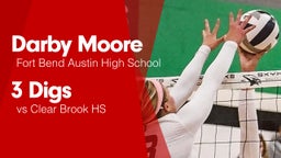 3 Digs vs Clear Brook HS