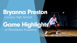 Game Highlights vs Woodward Academy