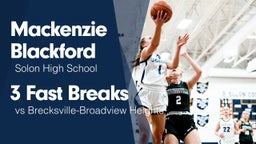 3 Fast Breaks vs Brecksville-Broadview Heights 