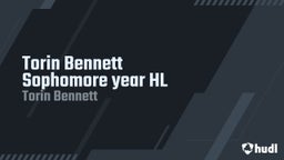 Torin Bennett Sophomore year HL