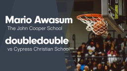 Double Double vs Cypress Christian School