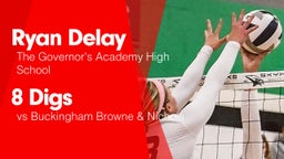 8 Digs vs Buckingham Browne & Nichols 