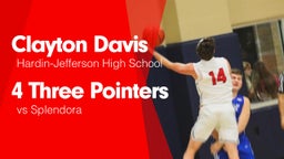 4 Three Pointers vs Splendora 