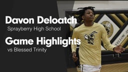 Game Highlights vs Blessed Trinity