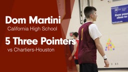 5 Three Pointers vs Chartiers-Houston