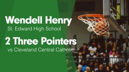 2 Three Pointers vs Cleveland Central Catholic