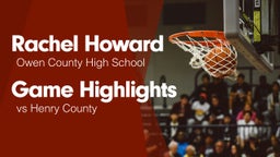 Game Highlights vs Henry County 