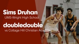 Double Double vs Cottage Hill Christian Academy