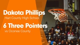 6 Three Pointers vs Oconee County 