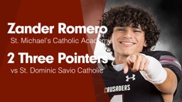 2 Three Pointers vs St. Dominic Savio Catholic 