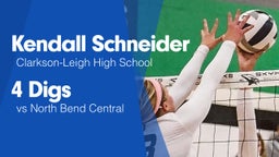 4 Digs vs North Bend Central 