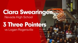 3 Three Pointers vs Logan-Rogersville 