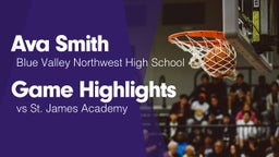 Game Highlights vs St. James Academy 