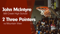 2 Three Pointers vs Mountain View 