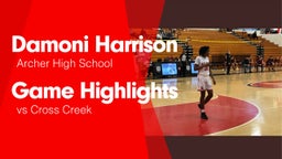 Game Highlights vs Cross Creek 