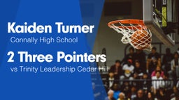 2 Three Pointers vs Trinity Leadership Cedar Hill