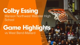Game Highlights vs West Bend-Mallard 