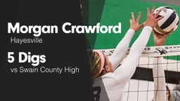 5 Digs vs Swain County High