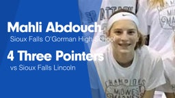 4 Three Pointers vs Sioux Falls Lincoln 